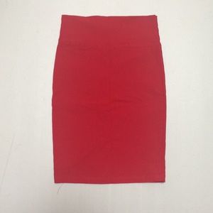 Red Sexy Pencil Skirt